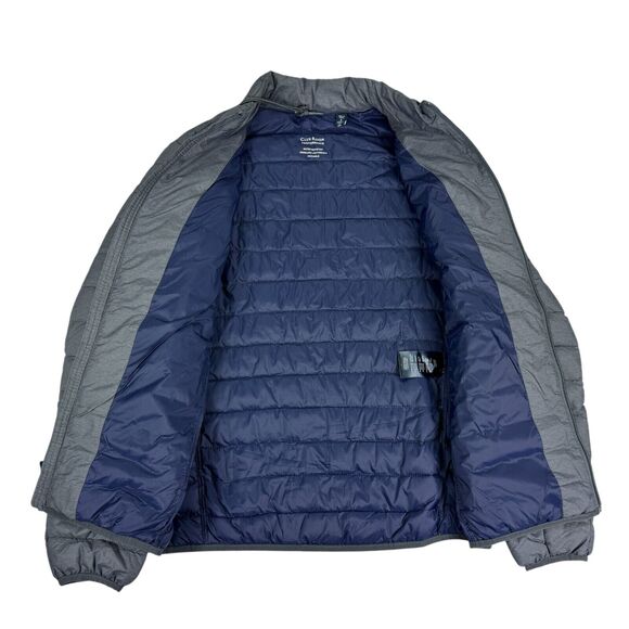 Club Room Mens Quilted Packable Puffer Jacket Gray S - Picture 3 of 5